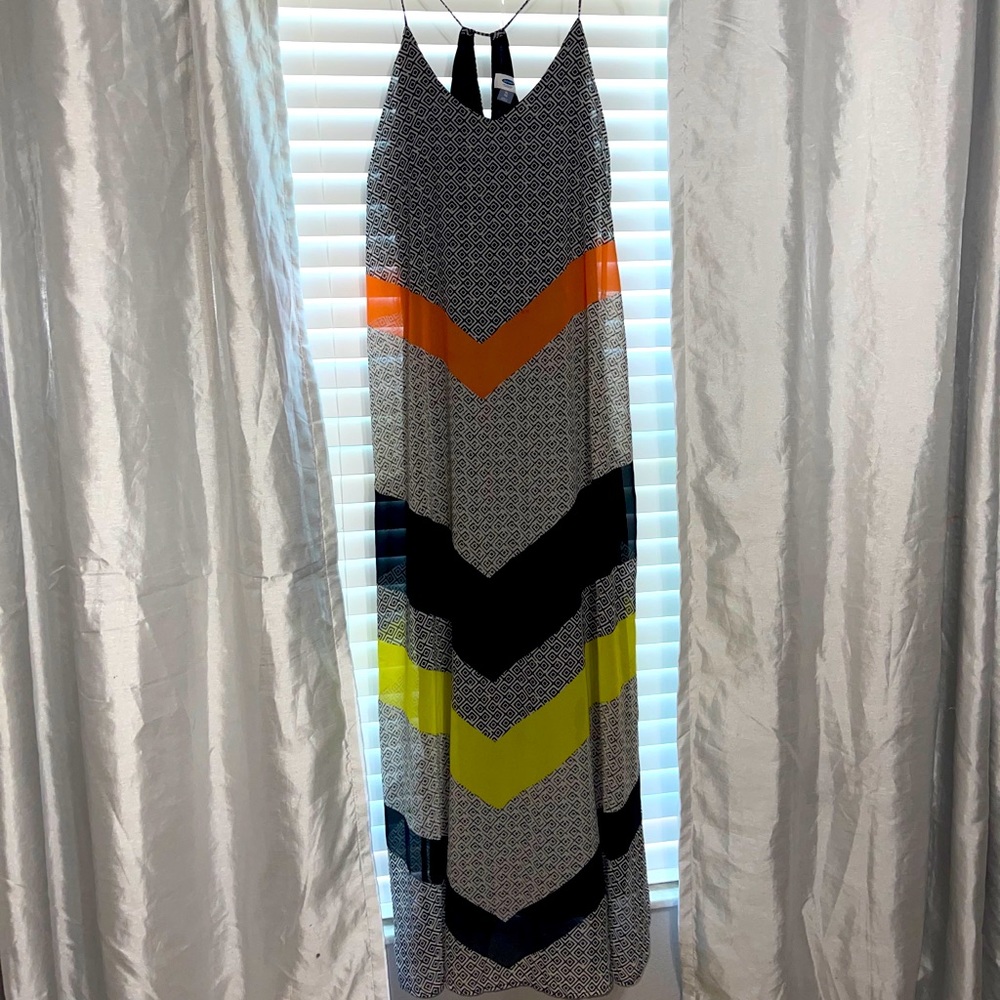 Multi color maxi dress